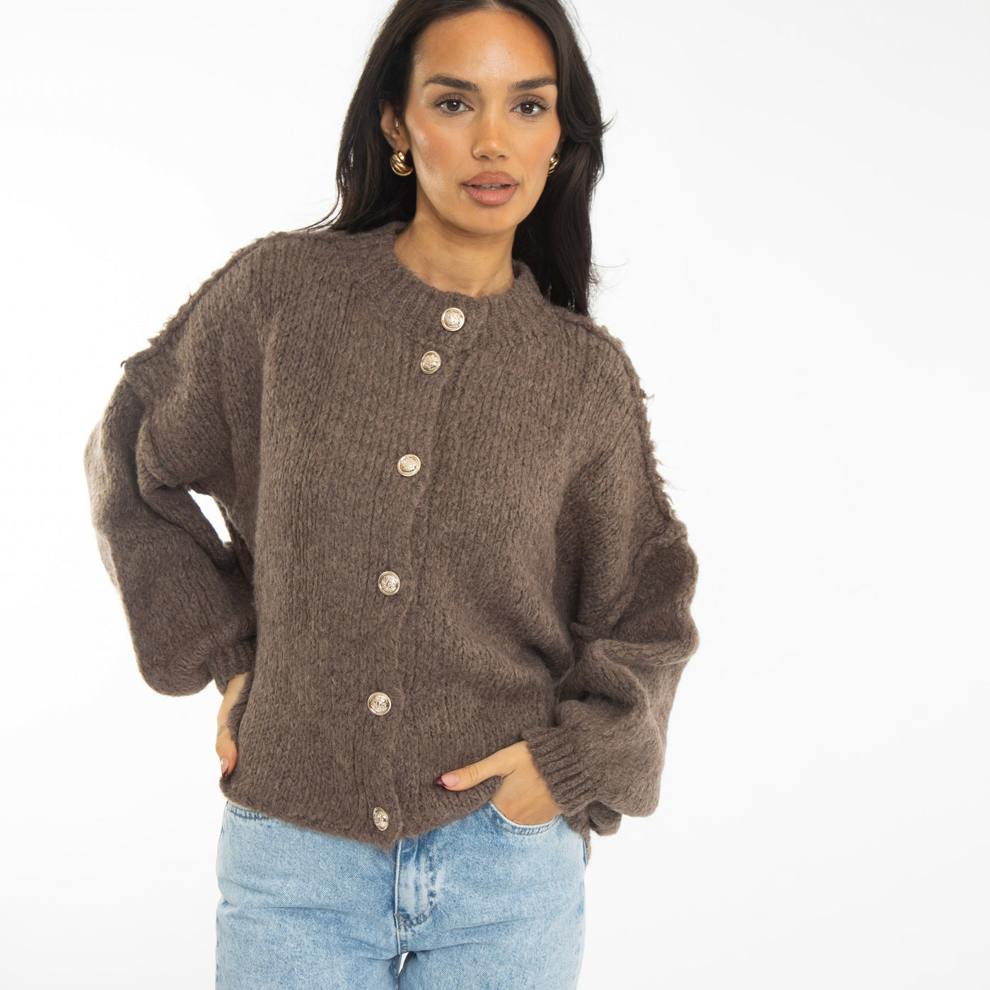 Skylar | Cardigan surdimensionné en tricot