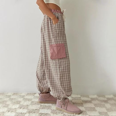 Pyjama à carreaux Ava 2 pièces pour femme