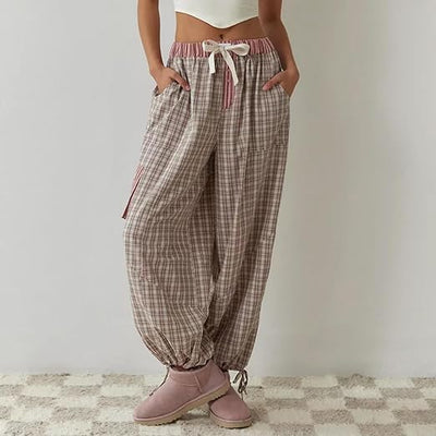 Pyjama à carreaux Ava 2 pièces pour femme