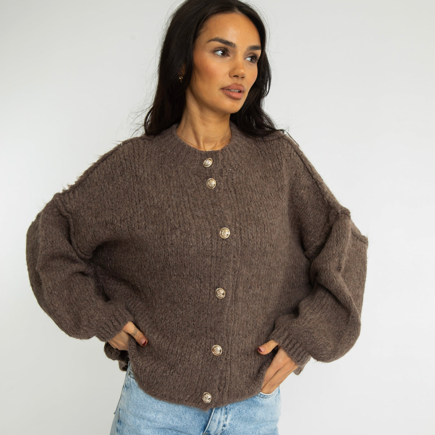 Skylar | Cardigan surdimensionné en tricot