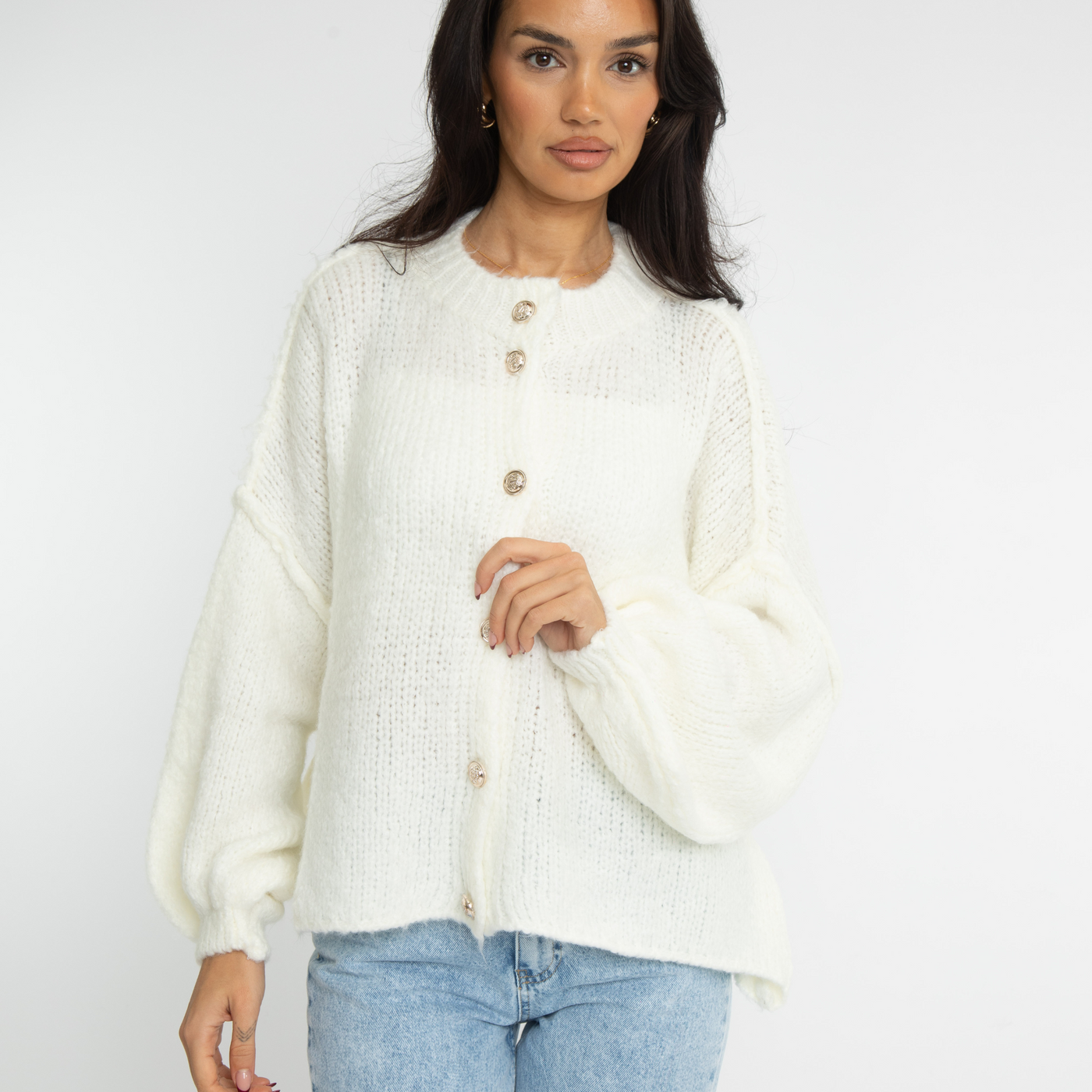 Skylar | Knitted Oversized Cardigan