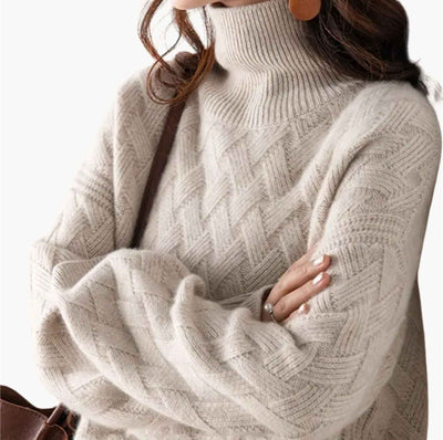 Aurélie | Turtleneck Cashmere Sweater