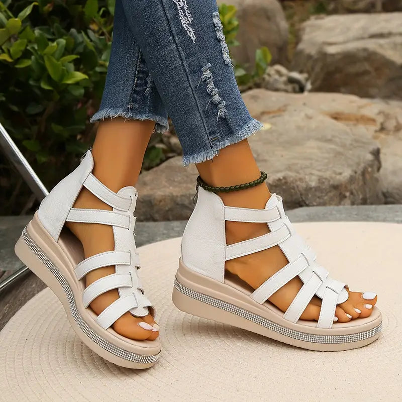 ROSE - Elegant wedge sandals