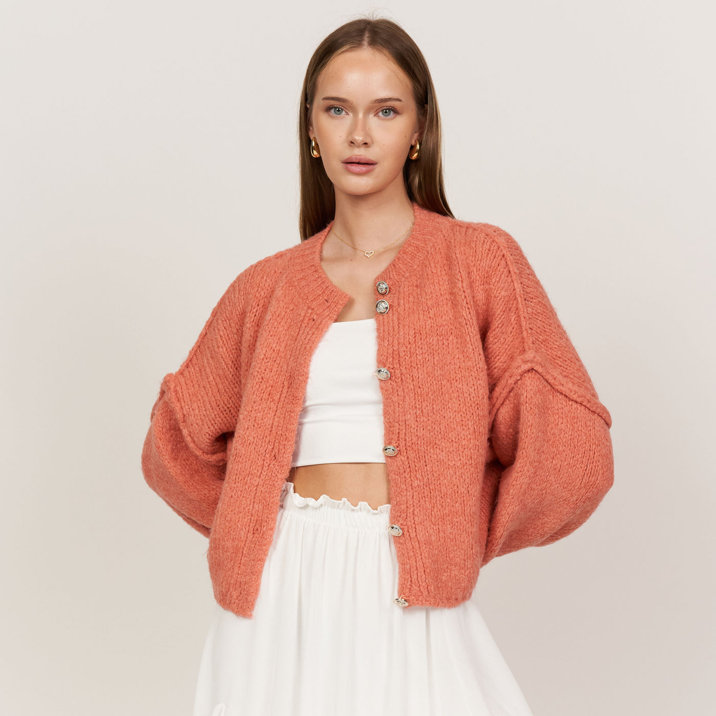 Skylar | Knitted Oversized Cardigan