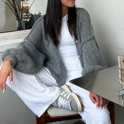 Skylar | Knitted Oversized Cardigan