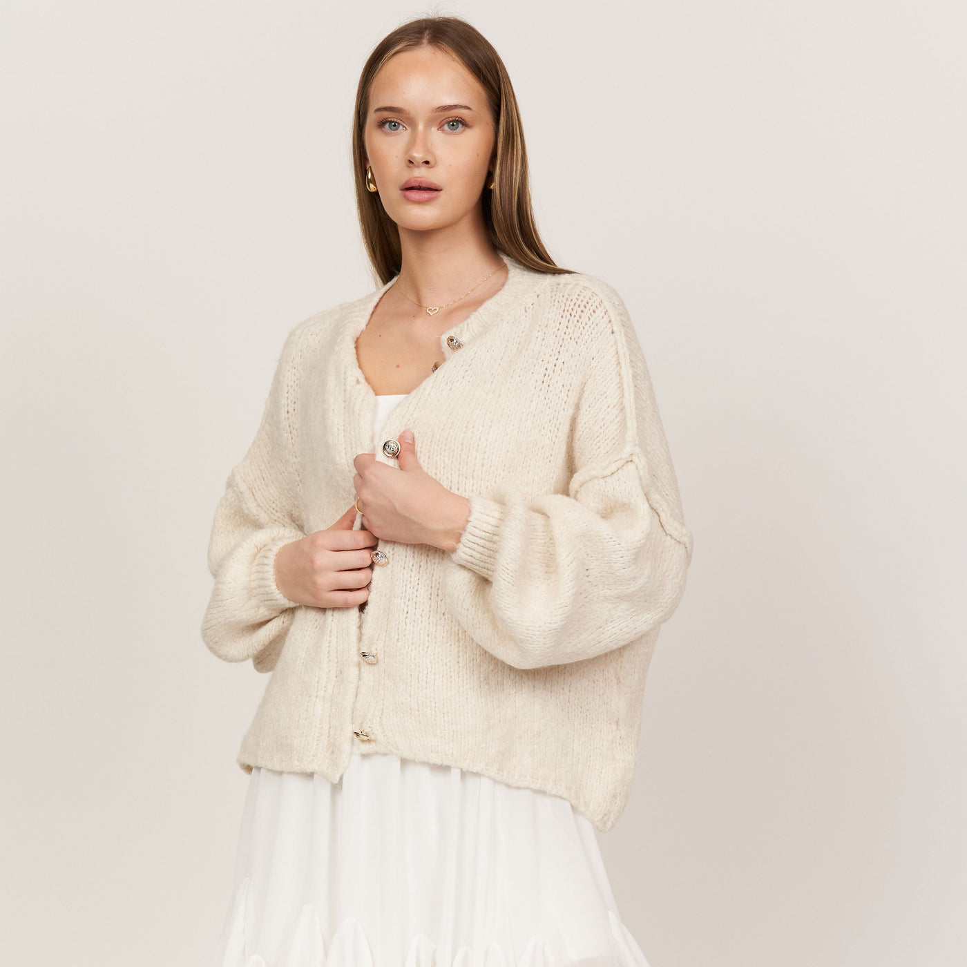 Skylar | Knitted Oversized Cardigan