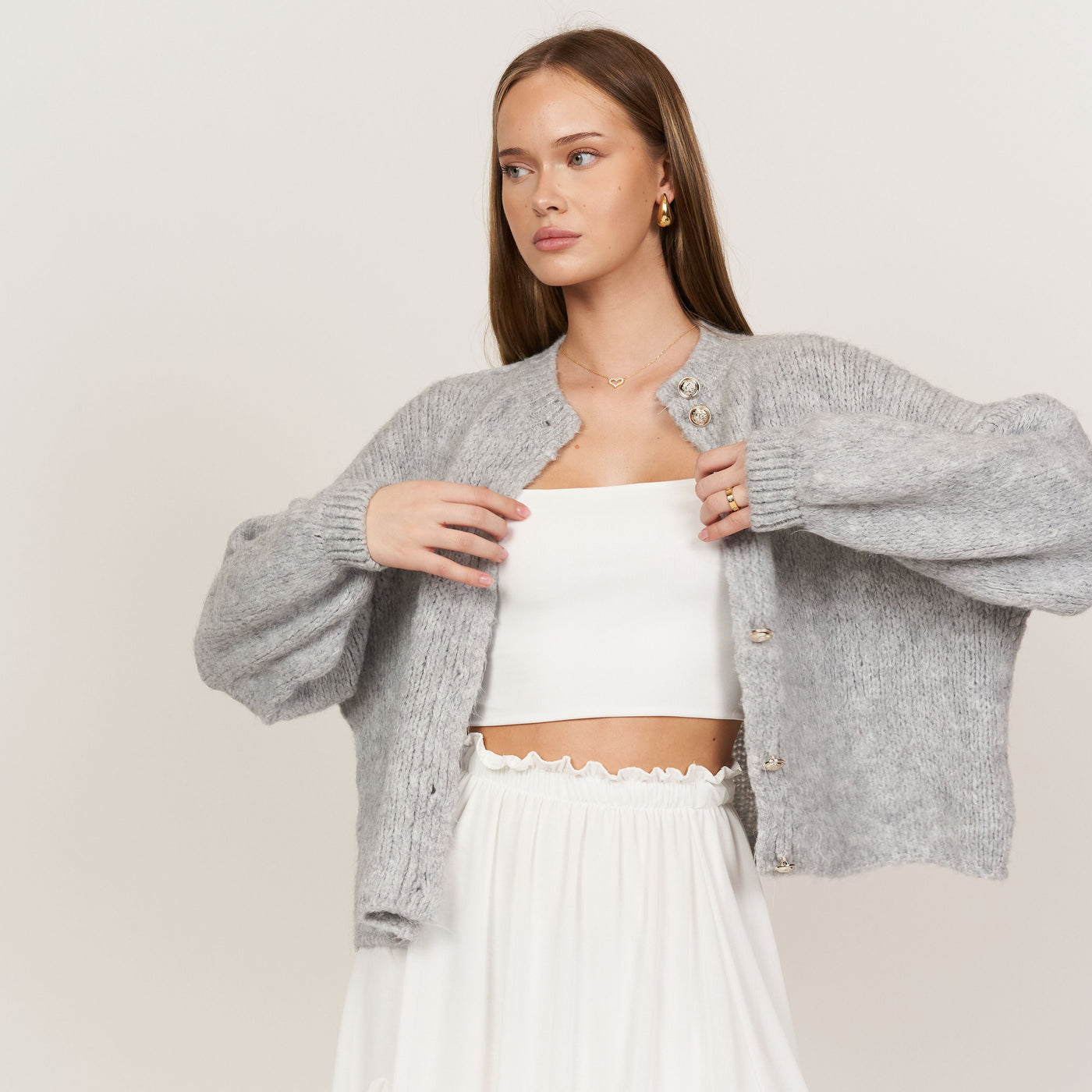 Skylar | Cardigan surdimensionné en tricot