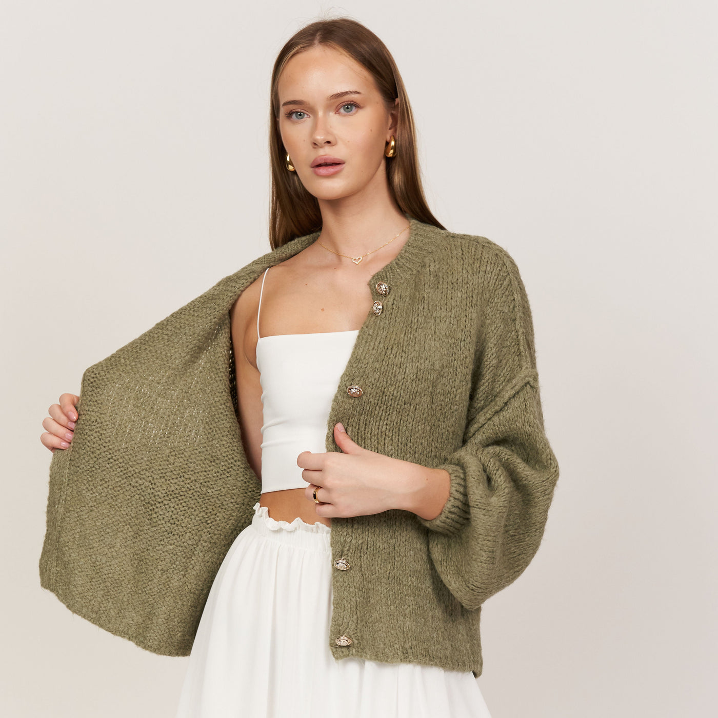 Skylar | Cardigan surdimensionné en tricot