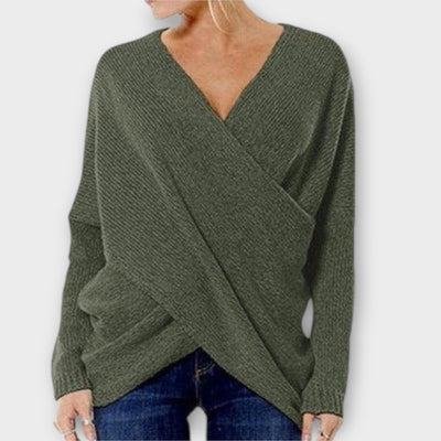 Heidi - V-Neck Knit Sweater